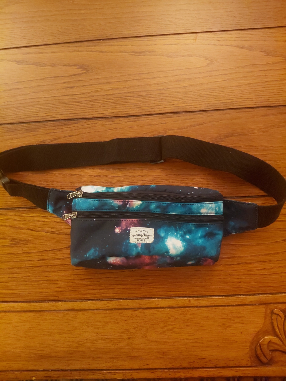 Galaxy Print Waist Bag - Unbranded